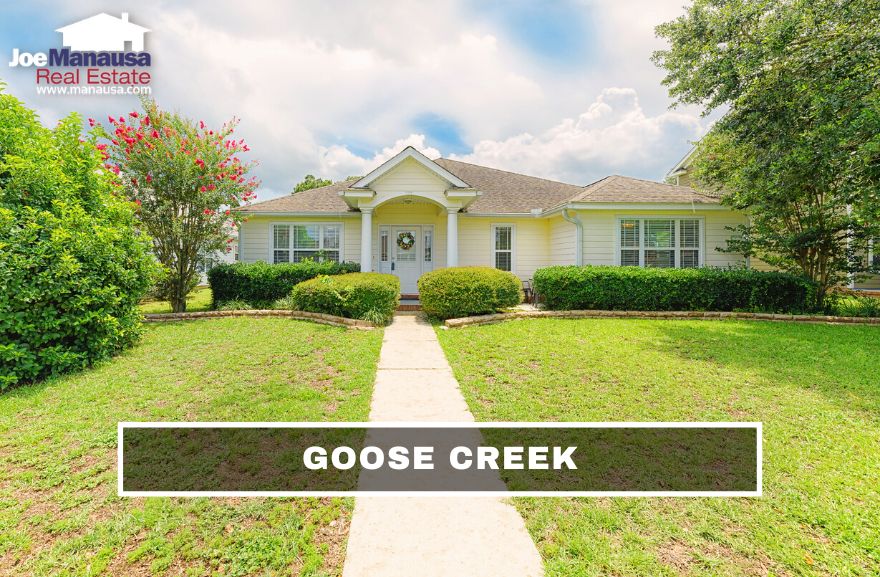 Goose Creek Tallahassee FL Goose Creek Meadows and Goose Creek Fields are adjacent neighborhoods located on the south side of Buck Lake Road out past Pedrick Road, offering a top location and newer homes for buyers lucky to find one available.