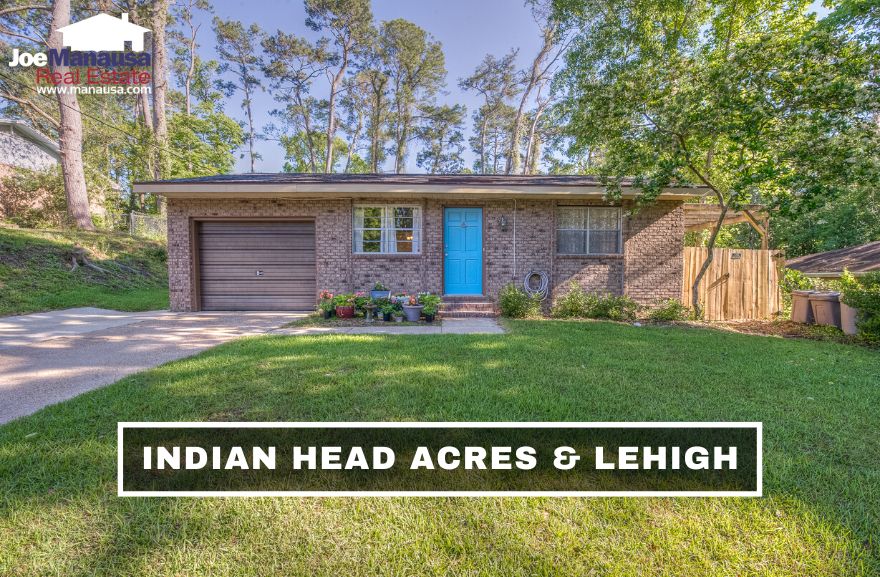 Indian Head Acres and Lehigh Tallahassee FL Indian Head Acres and Lehigh are adjacent popular downtown Tallahassee neighborhoods within walking distance to Cascades Park, the Governor's Square Mall, Myers Park, and other popular downtown attractions.
