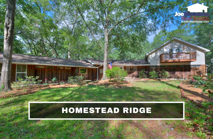 Tallahassee Homestead Ridge • Listings And Home Sales Jan-2023