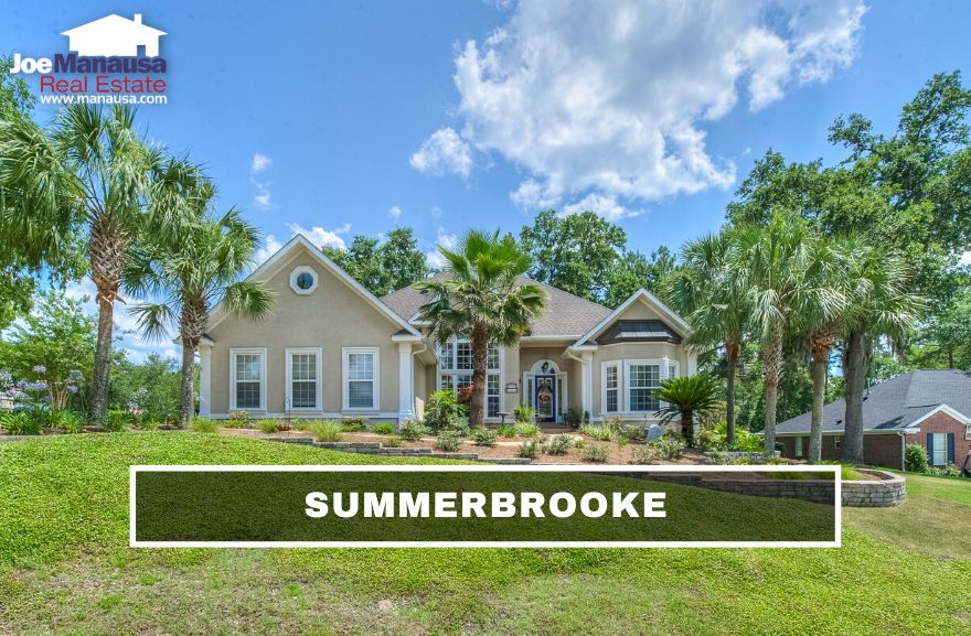 Summerbrooke Tallahassee FL Summerbrooke is located south of Bannerman Road on the east side of North Meridian Road in the heart of the popular 32312 zip code, making it a popular destination for today's hungry home buyers.