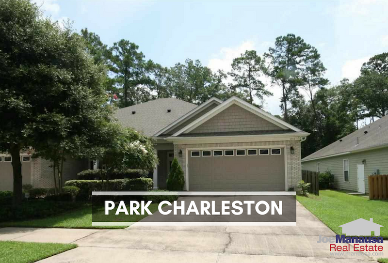 Park Charleston in NE Tallahassee has 121 detached and attached single-family homes and with prices well below $400K, they are popular when available.