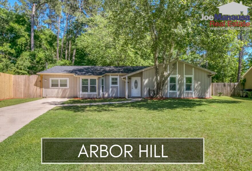Arbor Hill is a super-high demand neighborhood located in NE Tallahassee, adjacent to popular Killearn Estates.
