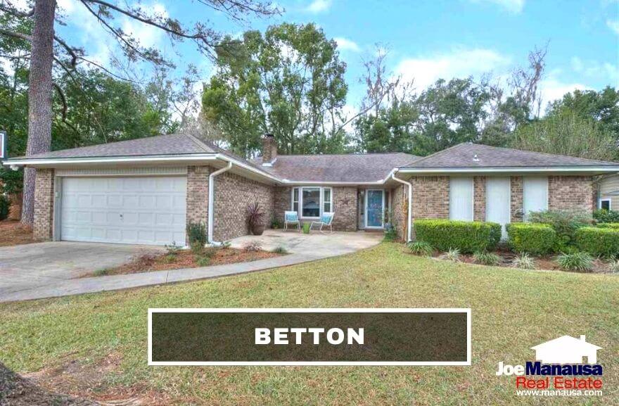 The Betton area includes the subdivisions of Betton Woods, Betton Place, Betton Oaks, Betton Hill, Betton Hills, Betton Estates, and Betton Brook.