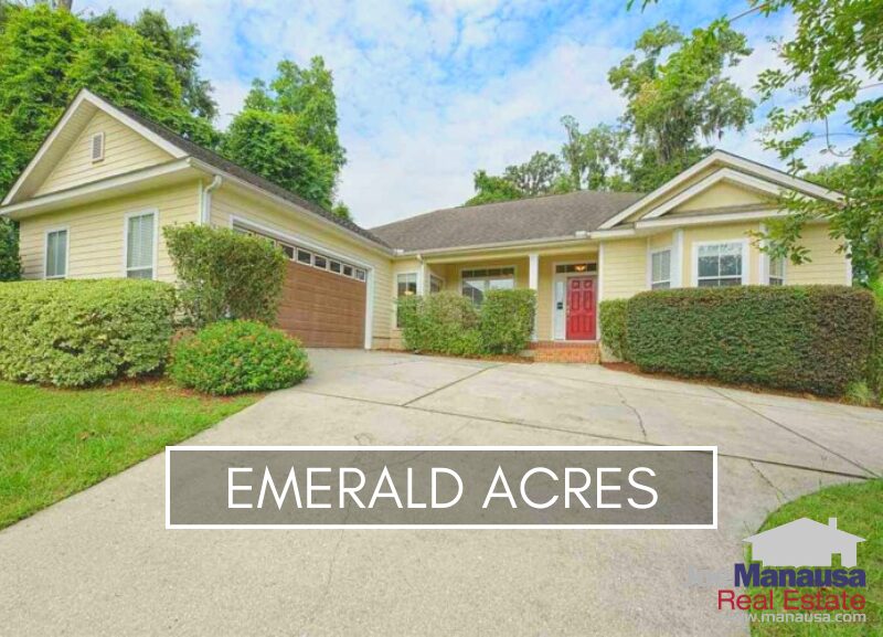 Emerald Acres in NE Tallahassee is a smaller neighborhood of just over 125 three and four-bedroom homes built since 1995