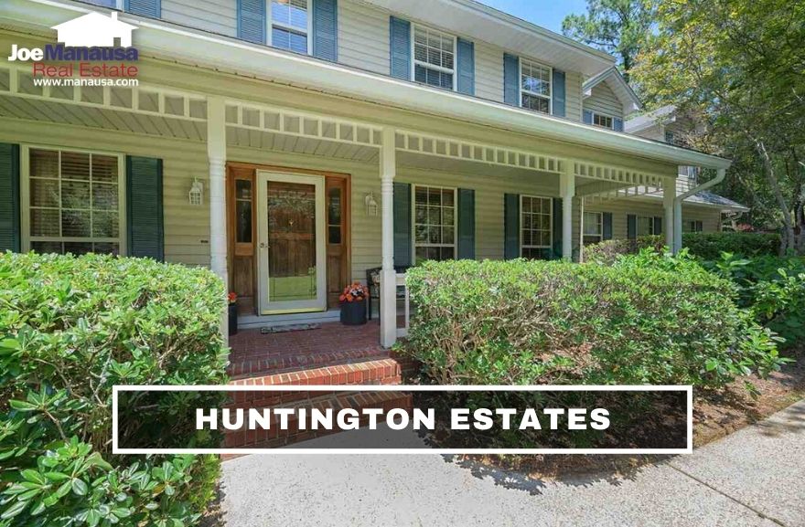 Huntington Estates Tallahassee, FL Huntington Estates is a popular Northwest Tallahassee subdivision that has roughly 86 three, four, and five-bedroom homes.