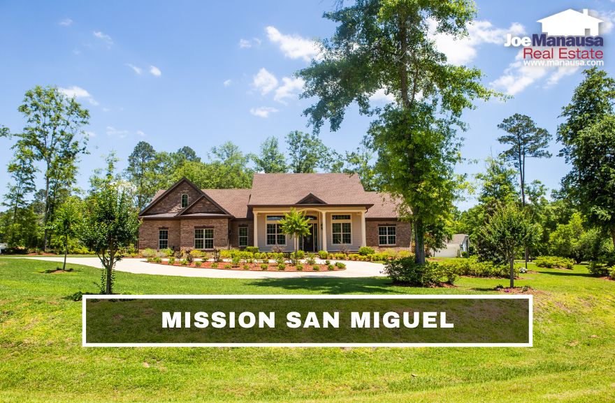 Mission San Miguel Tallahassee FL Mission San Miguel is located on the south side of Highway 90 just east of Chaires Cross Road offering such amenities as a bike path, walking trails, a community center, a swimming pool, small ponds, and more.
