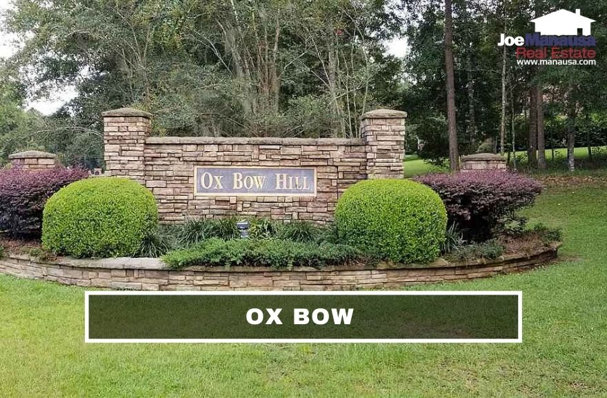 Ox Bow Tallahassee FL The Ox Bow area in Northeast Tallahassee features large homes on acreage with privacy and seclusion without having to be far out in the County.