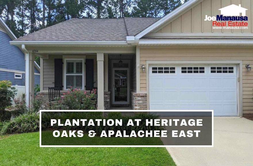 Apalachee East and Plantation at Heritage Oaks combined have roughly 70 attached and detached single-family homes all built since 2006.
