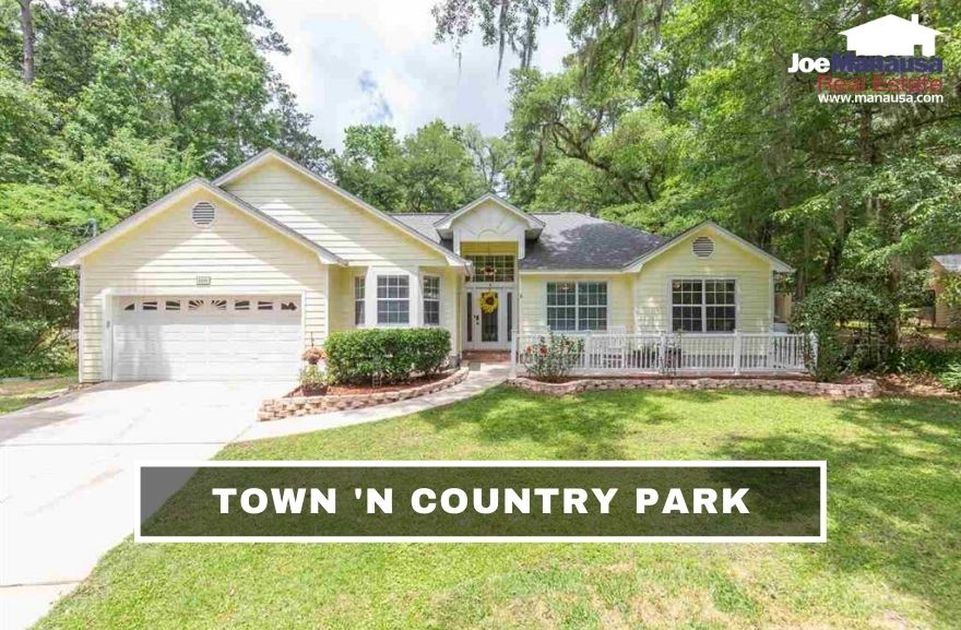 Town N Country Tallahassee FL Town N Country Park contains about 270 five, four, and three-bedroom homes that were built starting in the early 1960s.