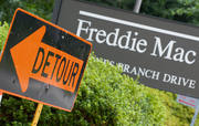 Fannie Mae and Freddie Mac Conservatorship Detour Sign Picture