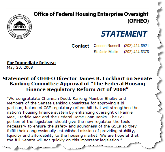 FHFA May 2008