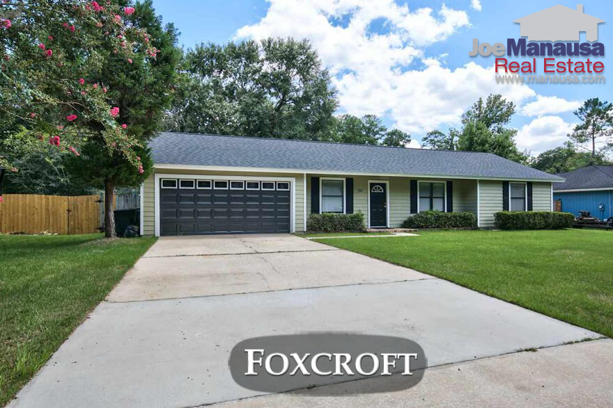 Foxcroft Tallahassee Florida Home Prices