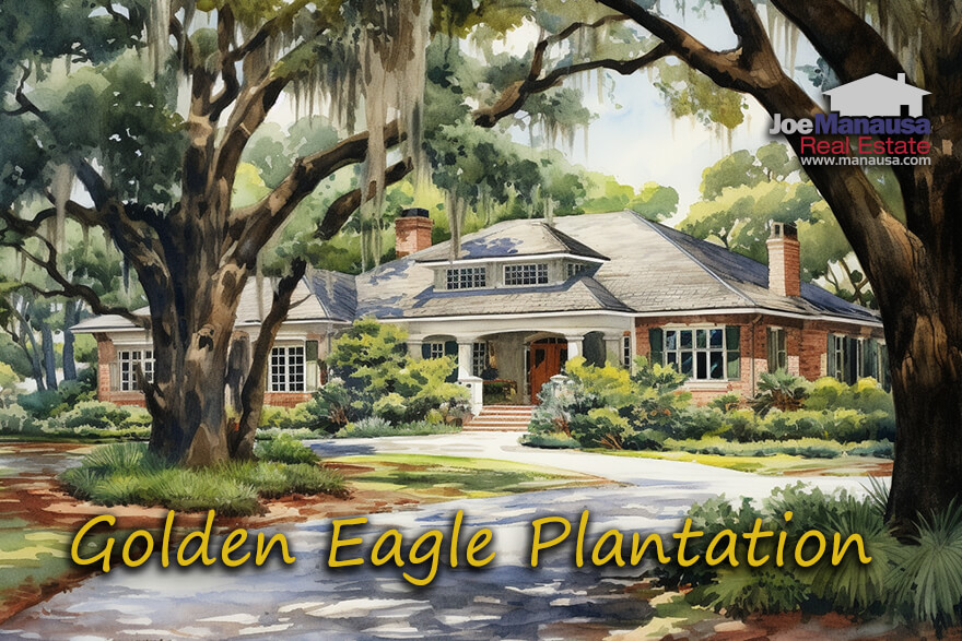 Golden Eagle Plantation is a neighborhood located in the northeastern part of Tallahassee, Florida. It is known for its beautiful homes and well-manicured lawns. The neighborhood is a gated community that 