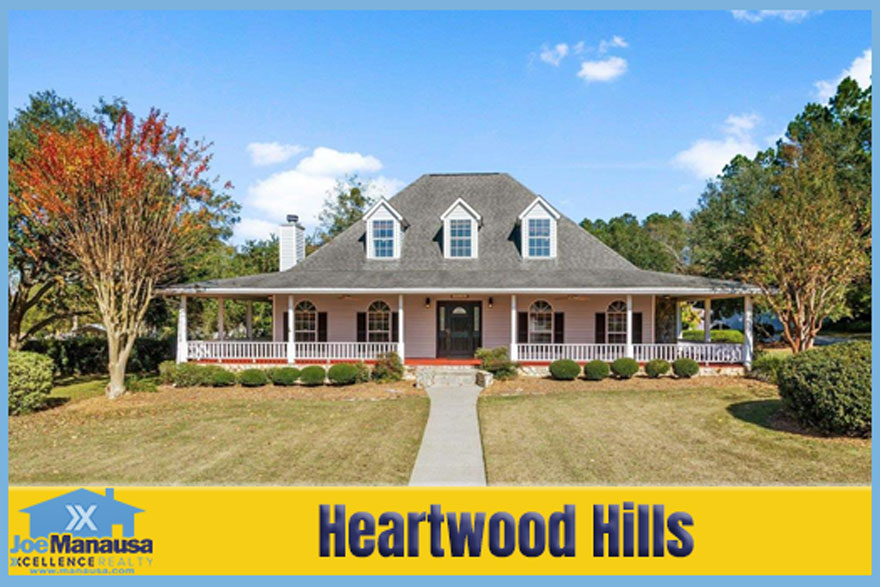 In NE Tallahassee, Heartwood Hills provides a residential community with spacious homes on expansive lots ranging from 1.5 to 4.4 acres.