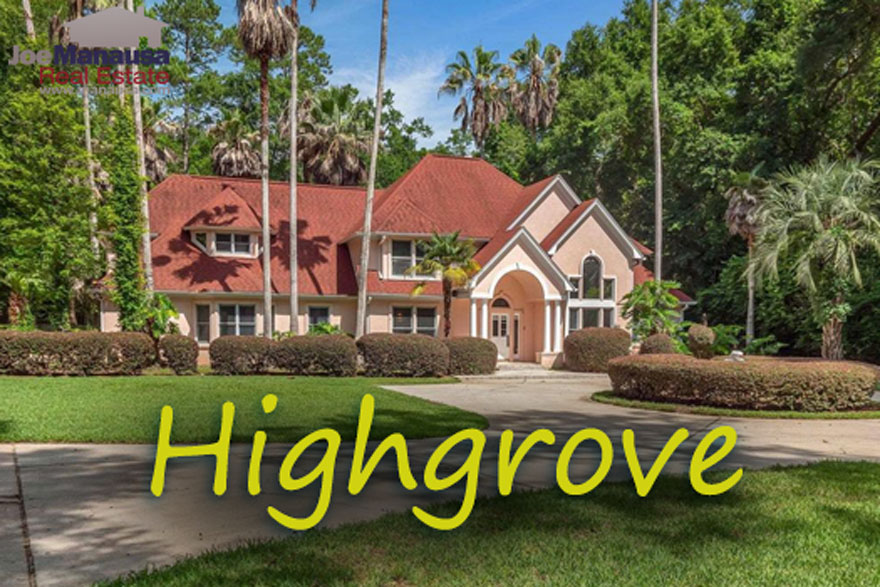 Highgrove, located in northeast Tallahassee, offers spacious homes built primarily during the 1980s and 1990s.