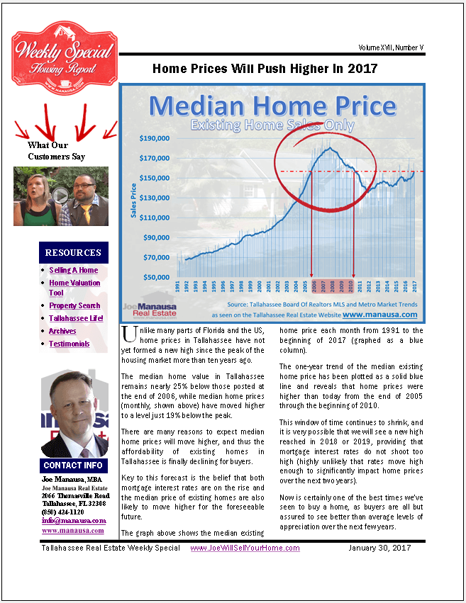 Subscribe to the Tallahassee Real Estate Newsletter for updates on home sales in Tallahassee, Florida