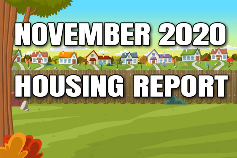 October is over, we're through ten months of this crazy 2020 year, and it's time for a new housing market update