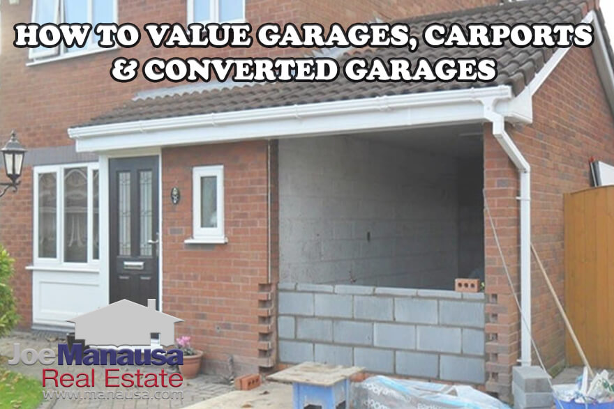 A garage (or carport) in a home sale adds value, but 