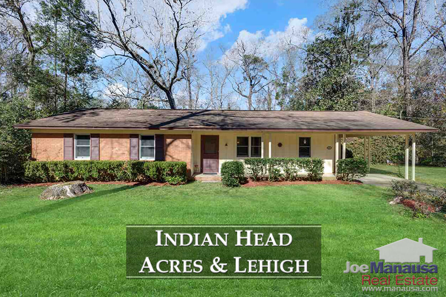Lehigh & Indian Head Acres In Tallahassee, Florida Lehigh & Indian Head Acres are adjacent neighborhoods that are located across the Apalachee Parkway from the Governor's Square Mall in Central Tallahassee