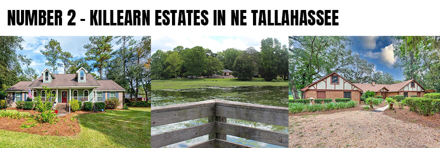 Killearn Estates homes for sale In NE Tallahassee