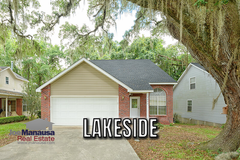 Lakeside in Northwest Tallahassee is a twenty-five-year-old neighborhood with just over 140 three and four-bedroom single-family detached homes