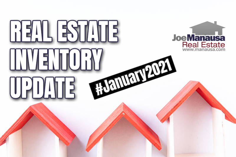 Real Estate Inventory Report January 2021 Inventory of homes for sale in Tallahassee January 2021