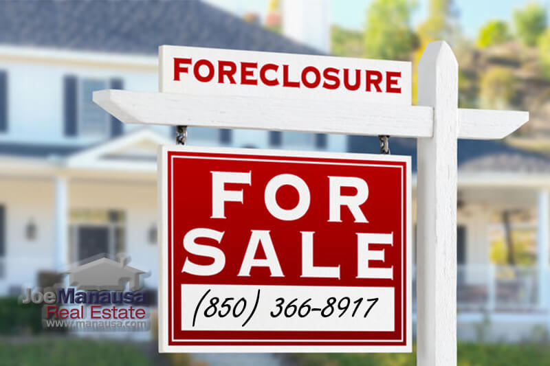 The list of foreclosures for sale in Tallahassee has been whittled down to just 7 homes