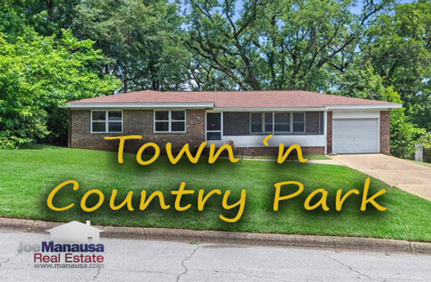 Town N Country Park, in northwest Tallahassee, offers homes built from the 1960s to the 1990s, with both single and two-story options. The neighborhood has lots ranging from one-fifth to half an acre, allowing for spacious outdoor areas.