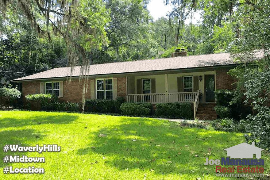 Homes For Sale In Waverly Hills In Midtown Tallahassee, Florida