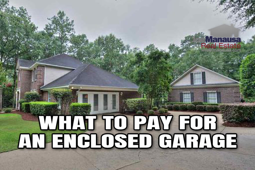 How much value does an enclosed garage add to a home?