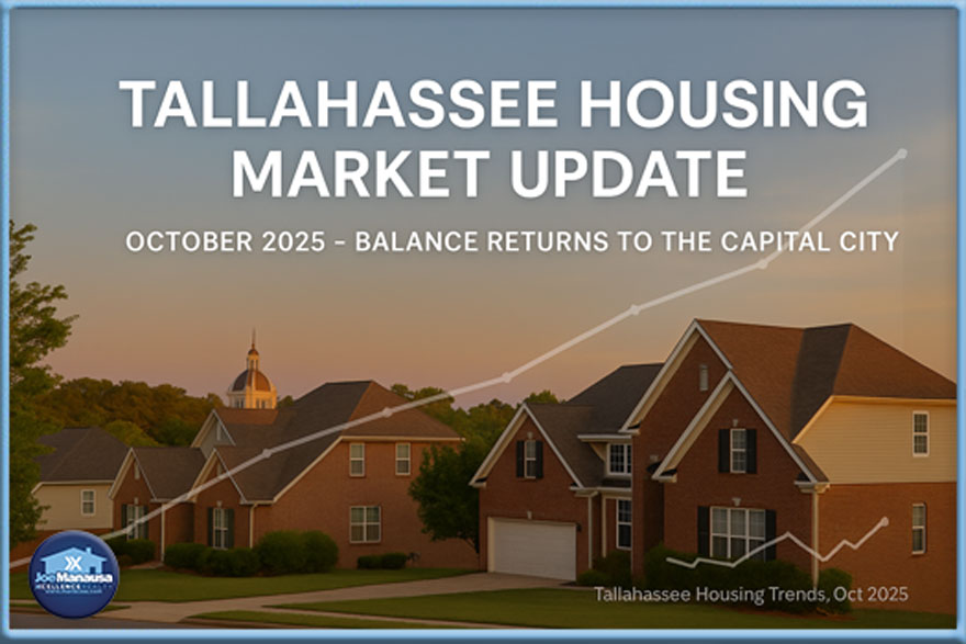 Tallahassee housing market update October 2025
