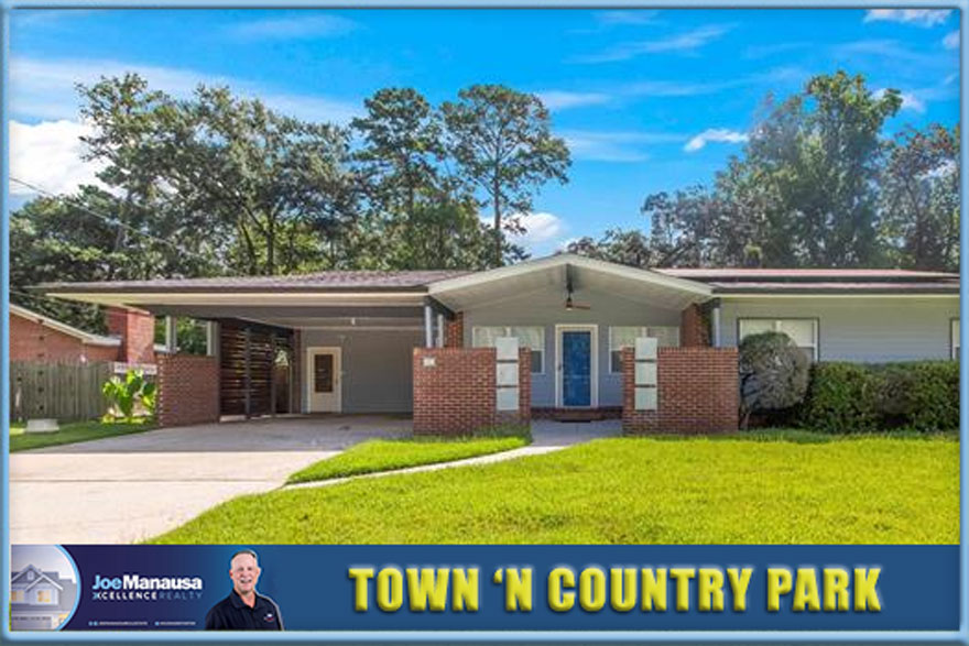 Town N Country Park sits in northwest Tallahassee and offers single- and two-story homes built between the 1960s and 1990s.